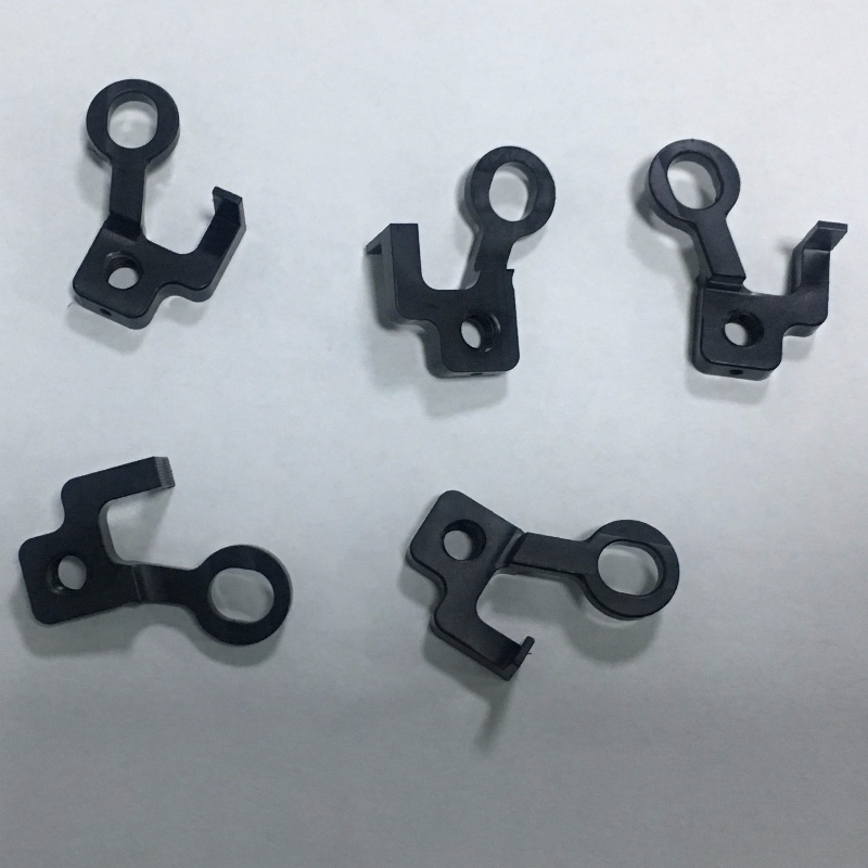 CNC milling part/PEEK material, black/Easy deformed under control